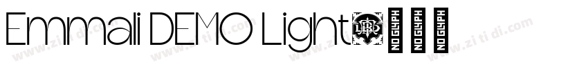 Emmali DEMO Light字体转换